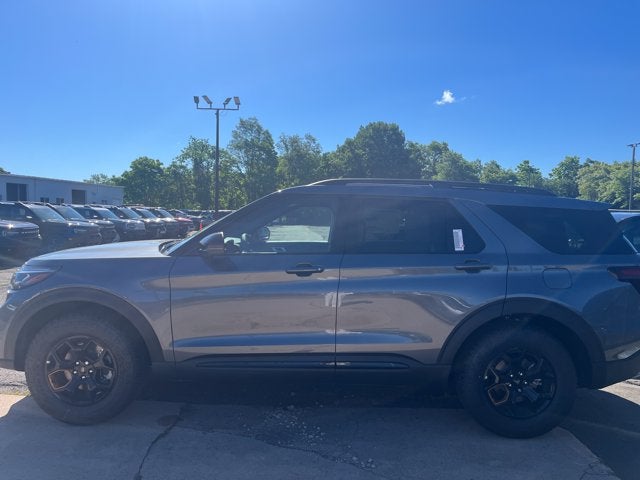 2026 Ford Explorer Tremor in Carbonized Gray Metallic — front three-quarter view