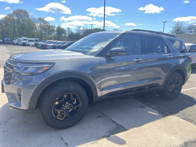 2026 Ford Explorer Tremor in Carbonized Gry — front three-quarter view