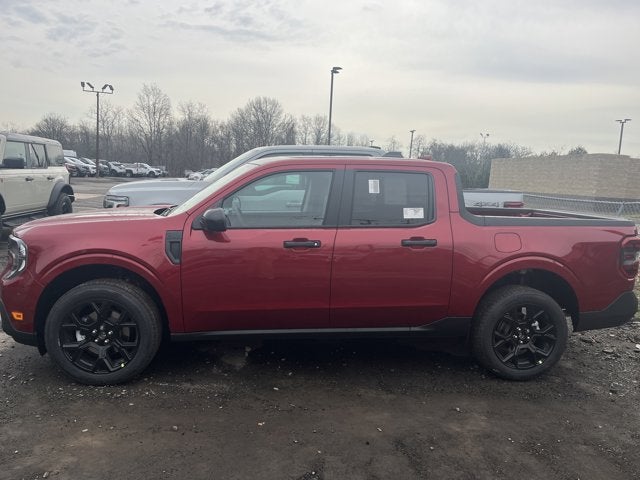 2026 Ford Maverick XLT in Ruby Red Met Ti — front three-quarter view